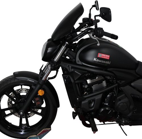 MRA fairing shield, Touring, black, with homologation -