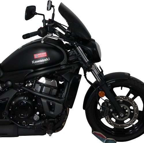 MRA fairing shield, Touring, black, with homologation -