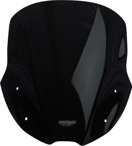 MRA fairing shield, Touring, black, with homologation -