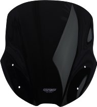 MRA fairing shield, Touring, black, with homologation -