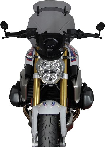 MRA fairing shield, Variotouring, grey, with homologation -