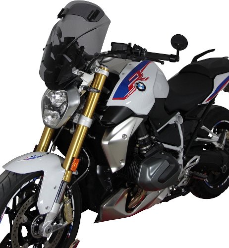 MRA fairing shield, Variotouring, grey, with homologation -