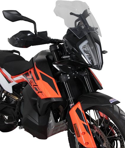 MRA fairing shield, Sport, clear, with homologation - KTM