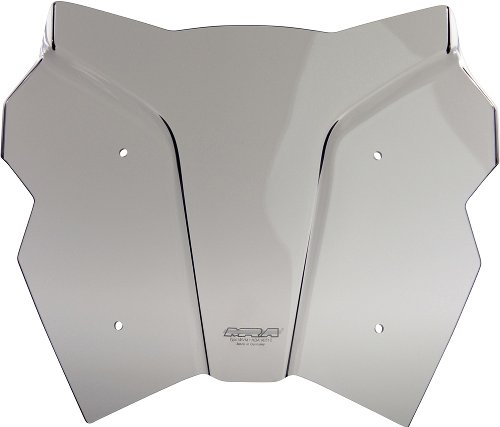 MRA fairing shield, Sport, smoke grey, with homologation -