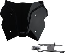 MRA fairing shield, Sport, black, with homologation - KTM