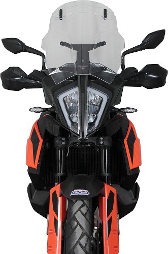 MRA fairing shield, Touring, clear, with homologation - KTM