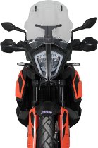 MRA fairing shield, Touring, clear, with homologation - KTM
