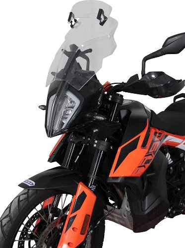 MRA fairing shield, Touring, clear, with homologation - KTM