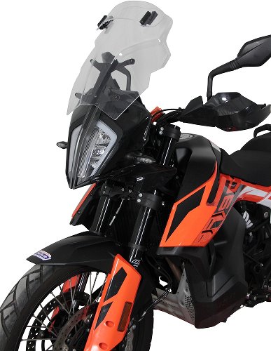 MRA fairing shield, Touring, clear, with homologation - KTM