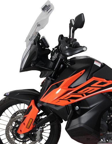 MRA fairing shield, Touring, clear, with homologation - KTM