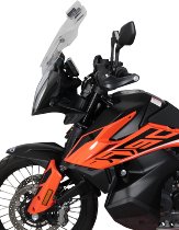 MRA fairing shield, Touring, clear, with homologation - KTM