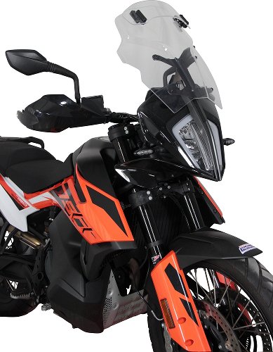 MRA fairing shield, Touring, clear, with homologation - KTM