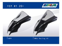 MRA Verkleidungsscheibe Racingscheibe R, farblos - Yamaha R1