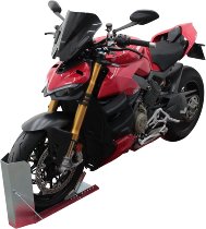 MRA Windshield racing NRN, black, with homologation - Ducati