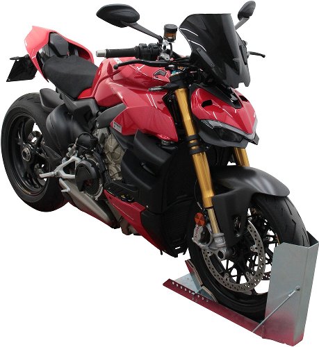 MRA Windshield racing NRN, black, with homologation - Ducati