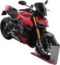 MRA Windshield racing NRN, black, with homologation - Ducati