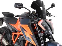 MRA fairing shield, Sport, black, with homologation - KTM