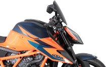 MRA fairing shield, Sport, black, with homologation - KTM