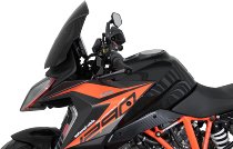 MRA fairing shield, Sport, black, with homologation - KTM