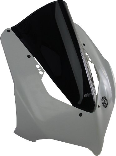 MRA Fairing screen, sport, black, with homologation - Ducati