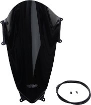 MRA Fairing screen, sport, black, with homologation - Ducati