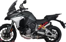 MRA Fairing screen, touring, smoke grey, with homologation -