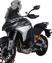 MRA Fairing screen, vario touring, grey, with homologation -