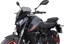 MRA fairing shield, Racing, smoke grey, with homologation -
