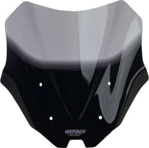 MRA fairing shield, Racing, smoke grey, with homologation -