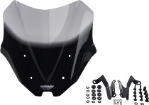 MRA fairing shield, Racing, smoke grey, with homologation -