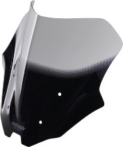 MRA fairing shield, Racing, smoke grey, with homologation -