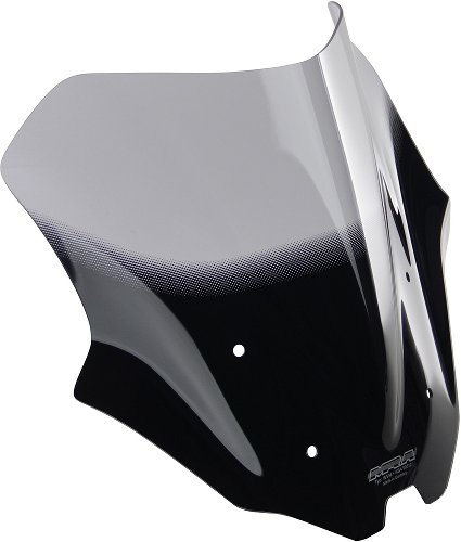MRA fairing shield, Racing, smoke grey, with homologation -