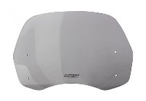 MRA Windscreen, streetshield, grey, with homologation -