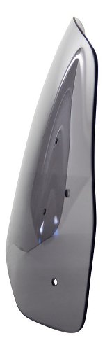 MRA Windscreen, streetshield, black, with homologation -