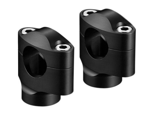 Rizoma Riser adaptor, 60mm for handlebar Conus, black -