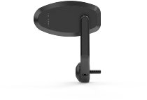Rizoma Reverse Retro mirror including adapter, black -