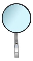 Rizoma Mirror Eccentrico left, right usable, silver, black -