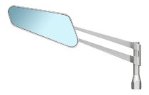 Rizoma Mirror ´Circuit 959´ alu right, silver NML