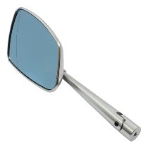 Rizoma Mirror 4D left, silver - universally usable, NML