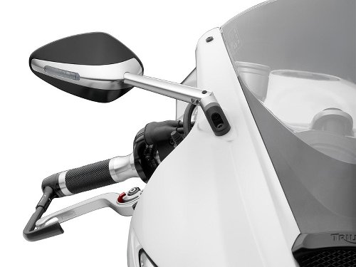 Rizoma Mirror VELOCE L for front panels left, right, silver