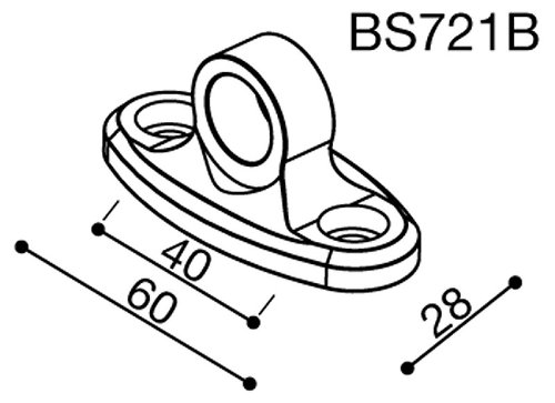 Rizoma Spiegeladapter, schwarz - universal verwendbar