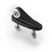 Rizoma mirror adapter, black - Suzuki GSXR 650 / 750 / 1000