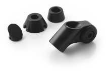 Rizoma Mirror adapter, black - MV Agusta Brutale 750 / 910 /