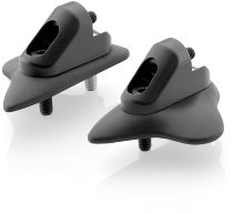 Rizoma mirror adapter, black - motorcycle fairing