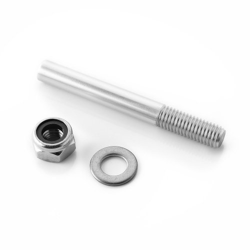 Rizoma mirror adapter M10x1,5, silver - for Circuit 851