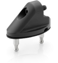 Rizoma mirror adapter, black - 848/1098/1198 Ducati