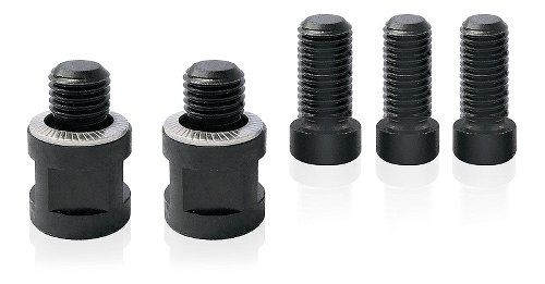 Rizoma Spiegeladapter, schwarz - universal verwendbar