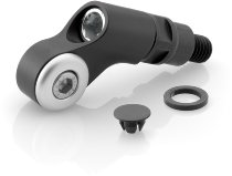 Rizoma Mirror adapter, black - BMW F 800 GS Adventure