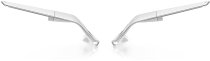Rizoma mirror set Stealth, silver - right & left
