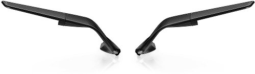 Rizoma mirror set Stealth, black - right & left